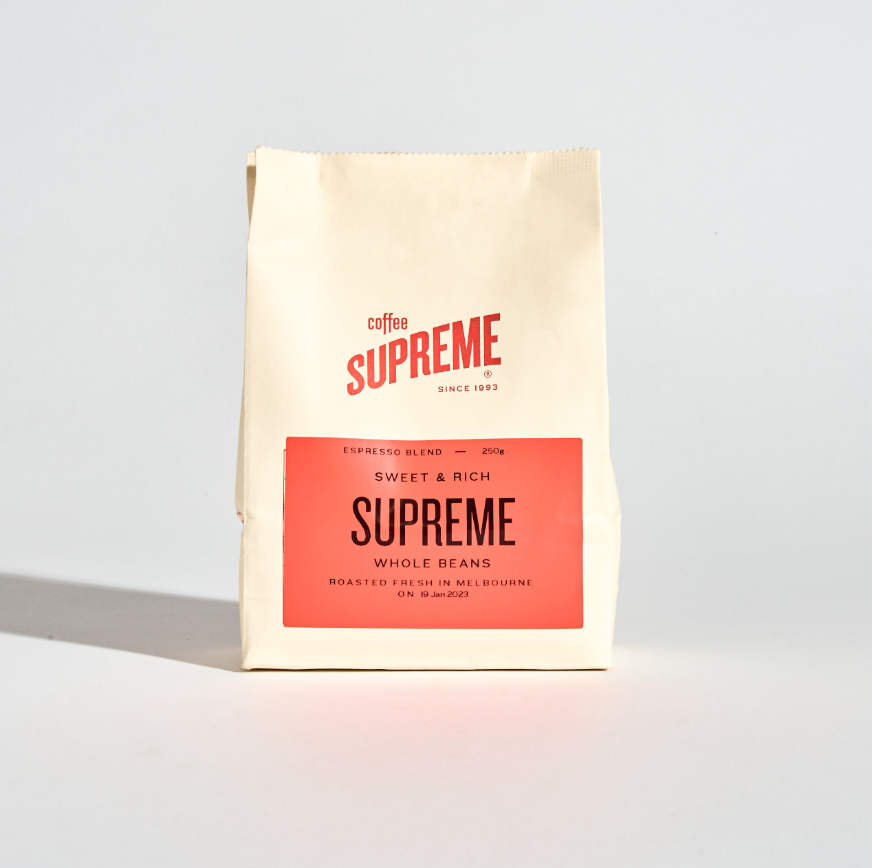 Supreme Blend Coffee Beans from Coffee Supreme 250g Hamperly